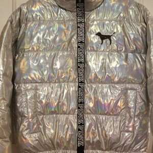 Pink Victoria's secret fashion show jacket sz S